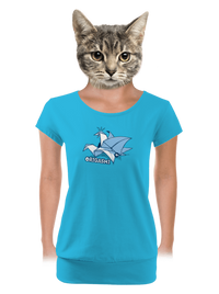 dámske tričko s lemom