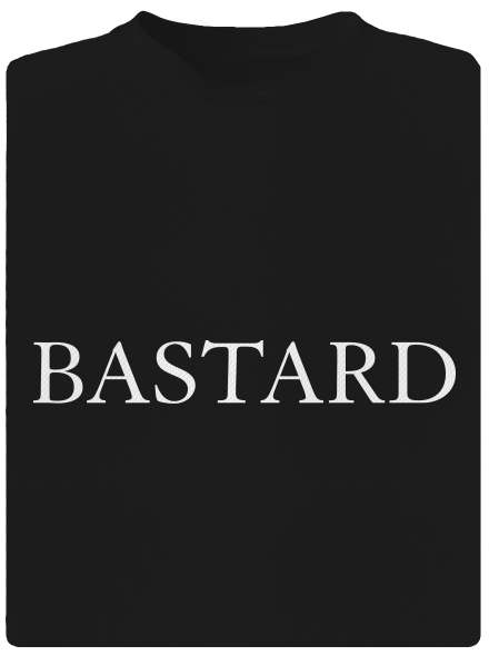 Bastard v luxuse detské športové tričko Black
