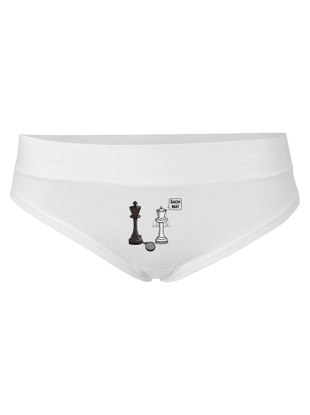 Šach mat dámske nohavičky White