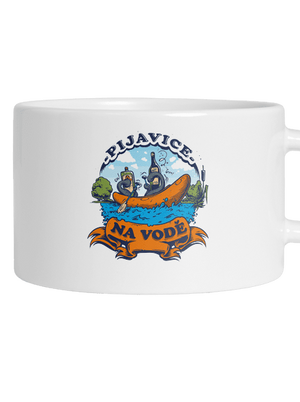 Pijavice na vode hrnček makronka White