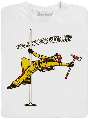 Pole Dance by Dežik pánske dlhý rukáv White