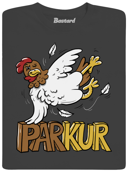 Parkur pánske dlhý rukáv Dark Grey