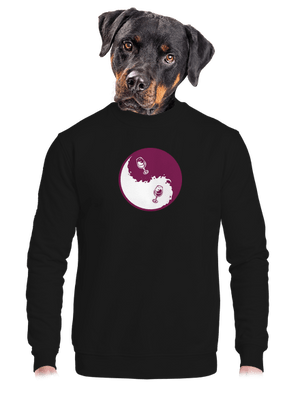 unisex mikina bez kapucne