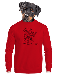 unisex mikina bez kapucne