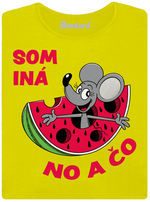 Som iná dámske tričko prémium Lemon