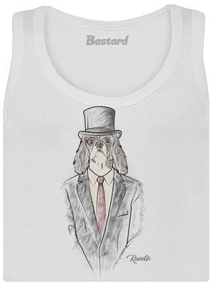 Kavalír dámske tielko klasické White