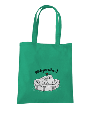 Milujem túlenie taška Mint