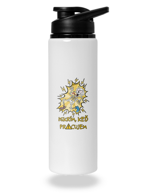 Iskrím flaša na vodu White