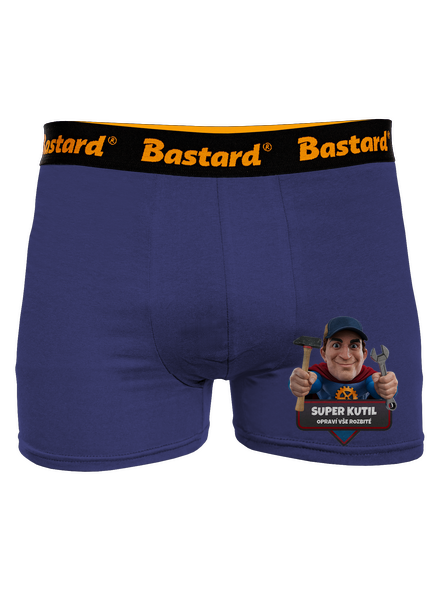 Super otec boxerky Blue Navy