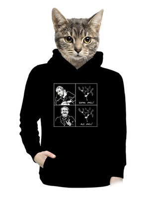 Cimrman: Copak jmelí dámska mikina klokanka Black