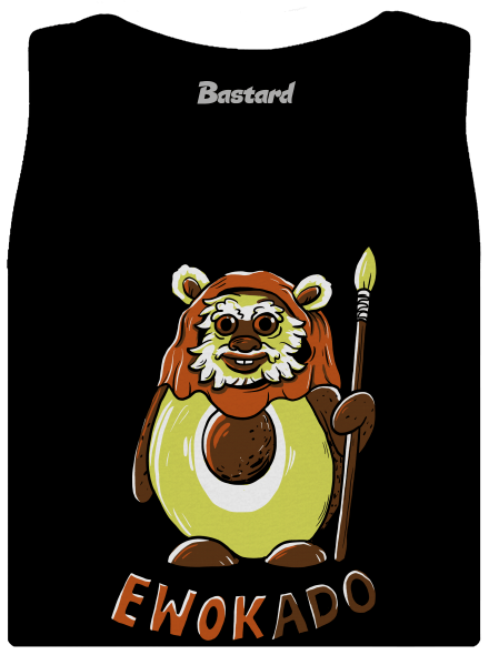 Ewokado dámske tielko klasické Black