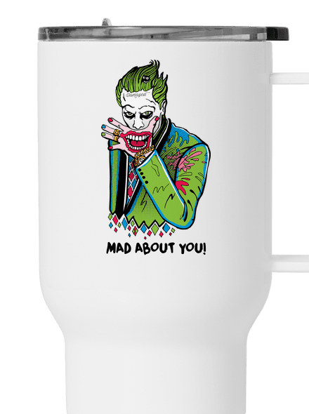 Joker a Harley termohrnček White