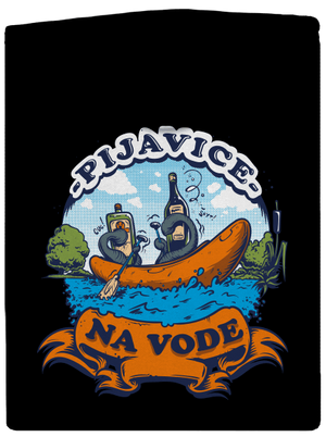 Pijavice na vode dámska mikina na zips Black