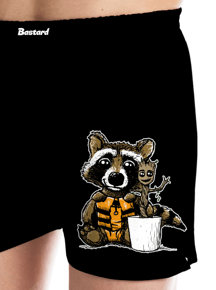 Strážcovia galaxie pánske trenky Black