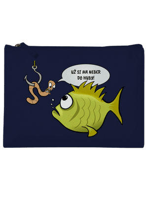 Ryba a dážďovka taštička French Navy