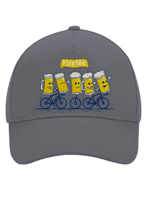 Pivotón šiltovka baseballka Graphite grey