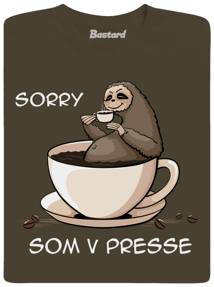 V presse pánske dlhý rukáv Urban Khaki