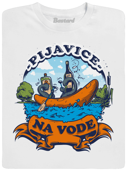 Pijavice na vode detské tričko White