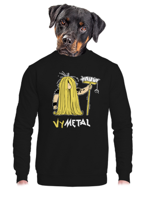 unisex mikina bez kapucne