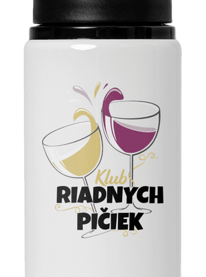 Klub riadnych pičiek flaša na vodu White