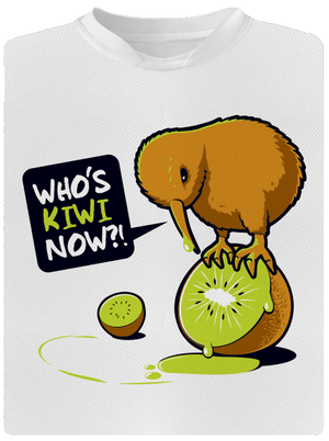 Kiwi pánske športové tričko White