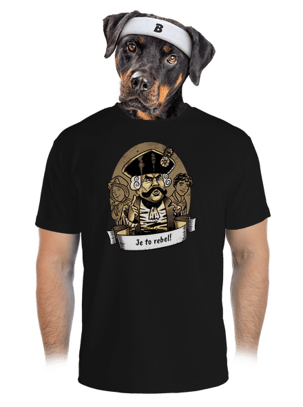 B14: S čerty nejsou žerty pánske športové tričko Black