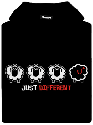 Čierna ovca pánska mikina klokanka Black