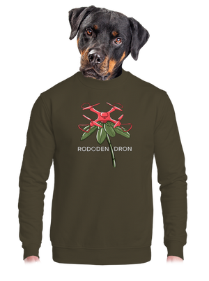 unisex mikina bez kapucne