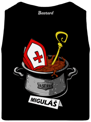 Miguláš pánske tielko Black