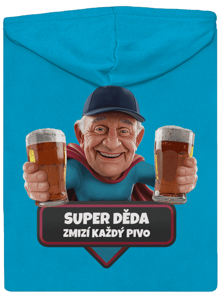 Super dedo dámska mikina na zips Blue Atol
