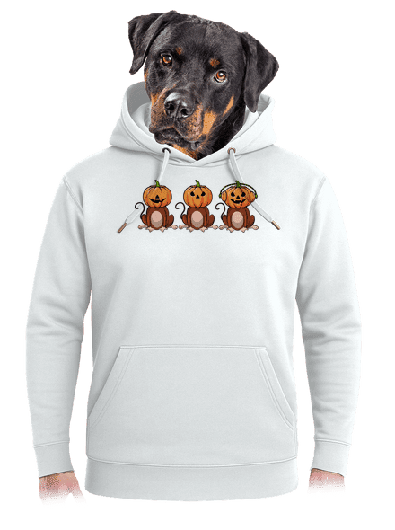 Halloween opičky unisex mikina premium Snowwhite