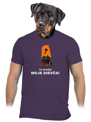Tu strážim ja pánske tričko Urban Purple