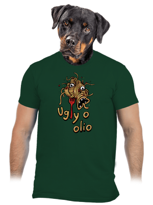 Ugly o olio pánske tričko Bottle Green