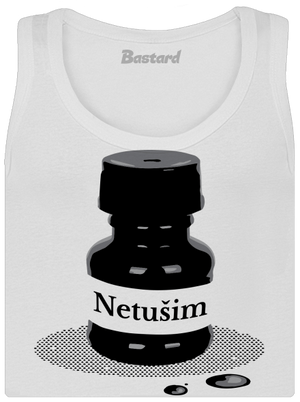 Netušim dámske tielko klasické White