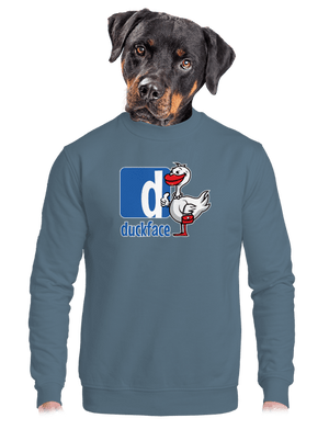 unisex mikina bez kapucne