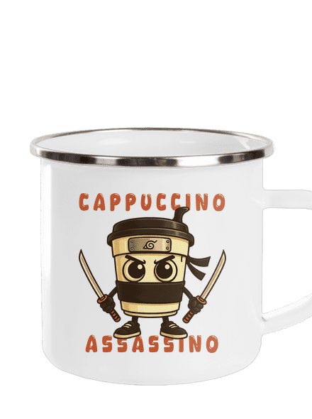 Cappuccino Assasino – Italian Brainrot plecháčik White