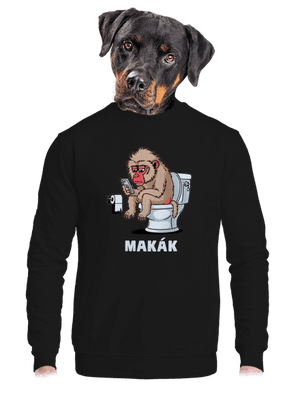 unisex mikina bez kapucne