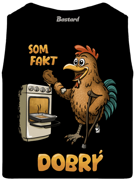 Som dobrý pánske tielko Black