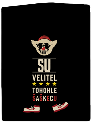 Velitel šaškecu dámska mikina na zips Black