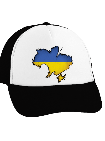 Ukrajina - Inside šiltovka truckerka Black cap