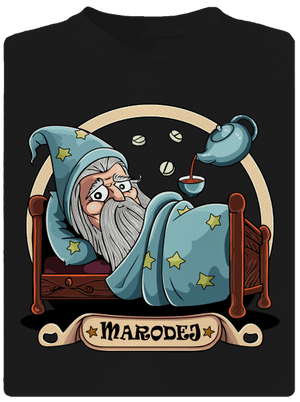 Marodej pánske športové tričko Black