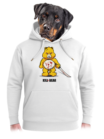Killer bear unisex mikina premium Snowwhite
