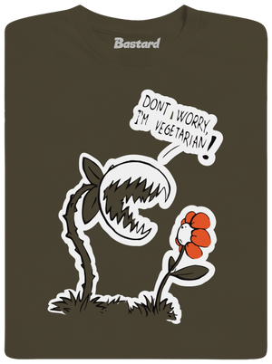 Vegetarián pánske dlhý rukáv Urban Khaki