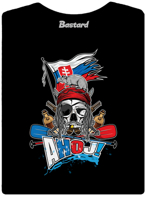 Ahoj dámske tričko prémium Black