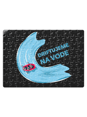 Driftujeme na vode puzzle White