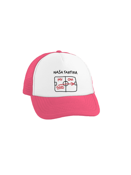 Naša taktika šiltovka truckerka Fluorescent Pink cap