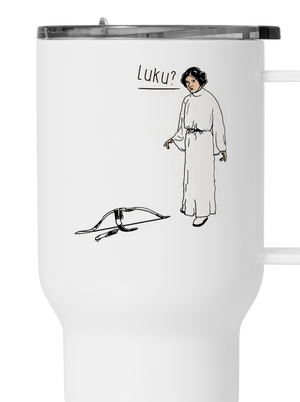 Luke a Leia termohrnček White