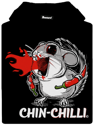 Chinchilli pánska mikina klokanka Black