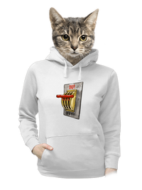 dámska mikina klokanka