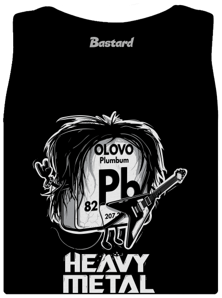 Heavy Metal dámske tielko klasické Black